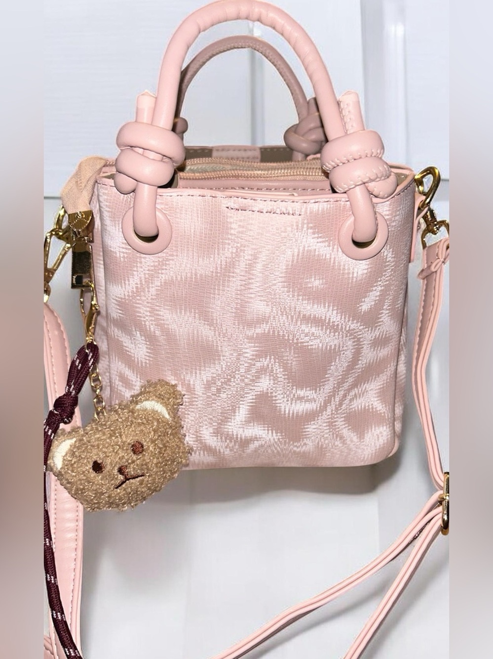 Women’s Tote Bag in Light Pink - Stylish Crossbody